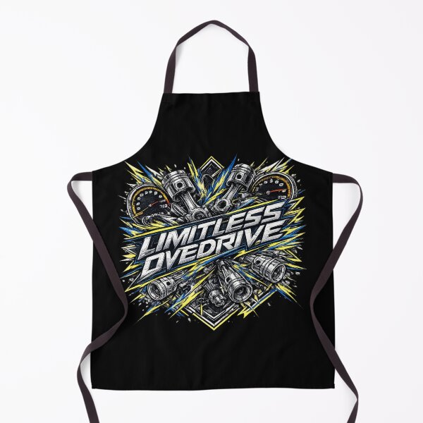 Item preview, Limitless Overdrive Technical Type - High Octane Maximalist Graphic designed and sold by krish-prints.
