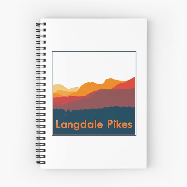 Item preview, Stylised view of Langdale Pikes from Waterhead in Ambleside (v3) designed and sold by LazloWoodbine.