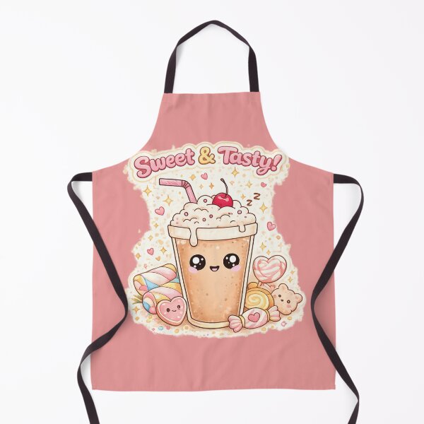 Item preview, Sweet & Tasty Kawaii Milkshake with Candy and Cherry | Cute Dessert Aesthetic Graphic Tee designed and sold by sumodesign.