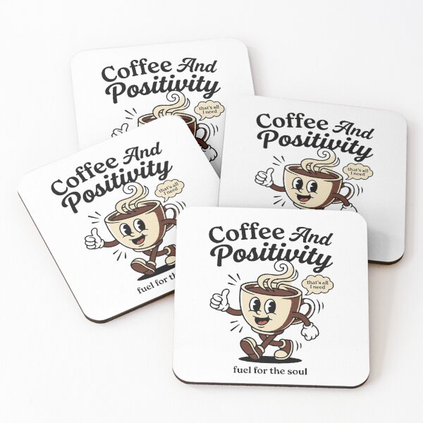 Item preview, Coffee And Positivity designed and sold by PlushFutura.