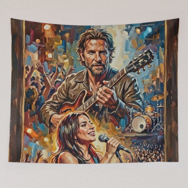 Item preview, A Story of Love and Fame. – A Star Is Born Fine Art Print designed and sold by Art's Diner.
