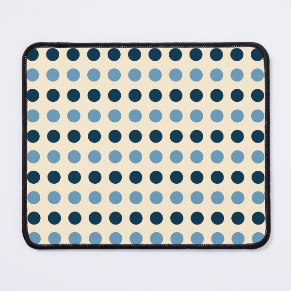 Item preview, Bold Navy Cream and Blue Polka Dots Pattern designed and sold by Anna Studio Co.