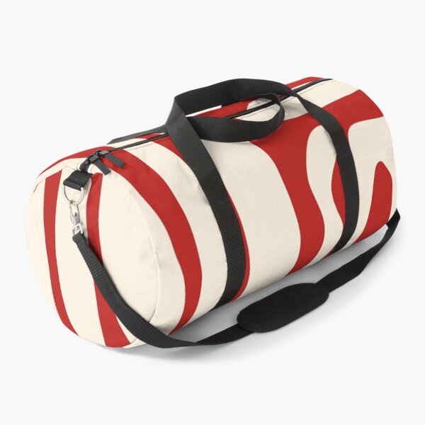Item preview, Mid Century Modern Abstract Kwaito Pattern in Red and Cream designed and sold by kierkegaard.