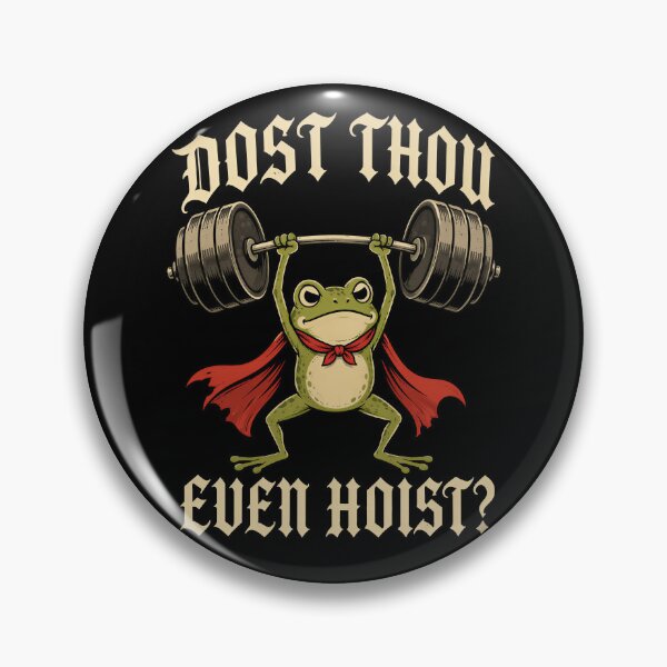 Item preview, Dost Thou Even Hoist Frog Gym Humor designed and sold by Victor Shadehorn.