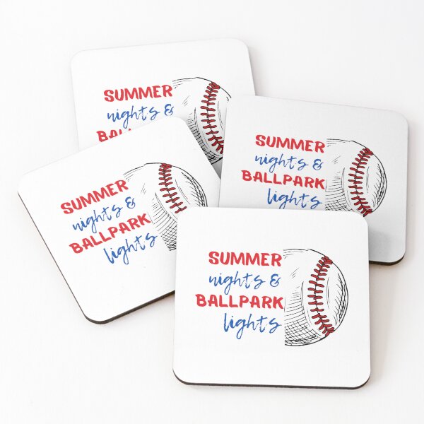Item preview, Summer Nights And Ballpark Lights Baseball Design designed and sold by dyonallyhea.
