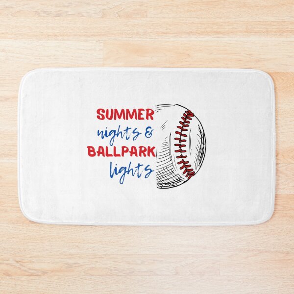 Item preview, Summer Nights And Ballpark Lights Baseball Design designed and sold by dyonallyhea.
