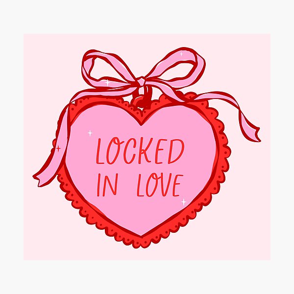 Item preview, Locked in love designed and sold by OtterFactory.