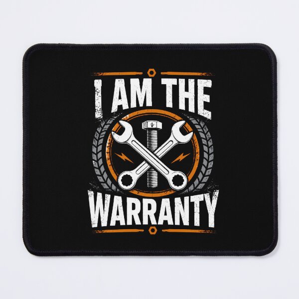 Item preview, I Am The Warranty Funny Mechanic Quote Auto Repair Technician Garage Humor Wrench Graphic designed and sold by All1style.