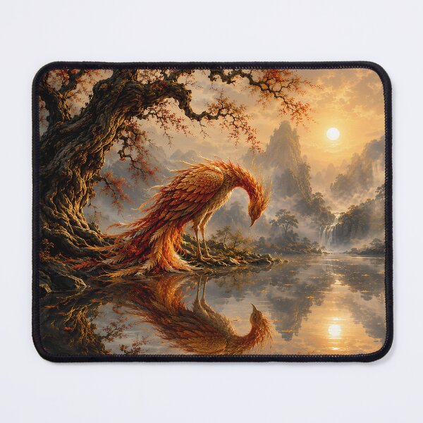 Item preview, Phoenix Reflection of Silence designed and sold by ManJiangHong.