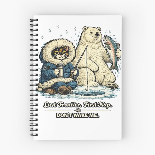 Item preview, Alaska Tortie — Ice Fishing Cat Polar Bear Humor Gift designed and sold by Martin's_Design.