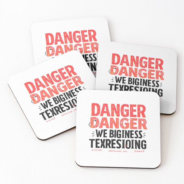 Item preview, Danger Danger We Bigness Textrestoing Funny Typography T-Shirt | Bold Streetwear Graphic Design designed and sold by Vvmd.