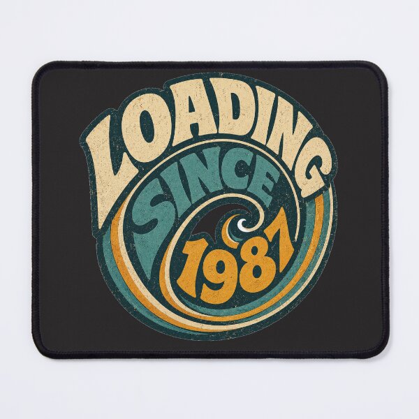 Item preview, Loading Since 1987 - Retro Spiral Typography Vintage 80s Design designed and sold by JustResultsCo.