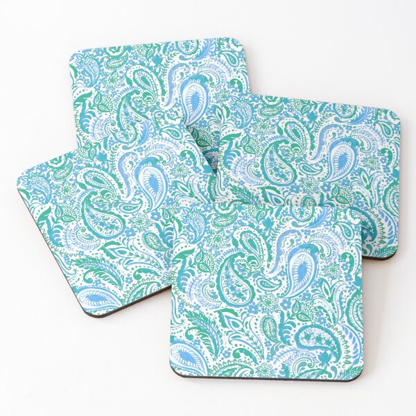Item preview, Paisley pattern in green designed and sold by bokasin.