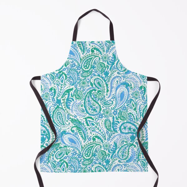 Item preview, Paisley pattern in green designed and sold by bokasin.