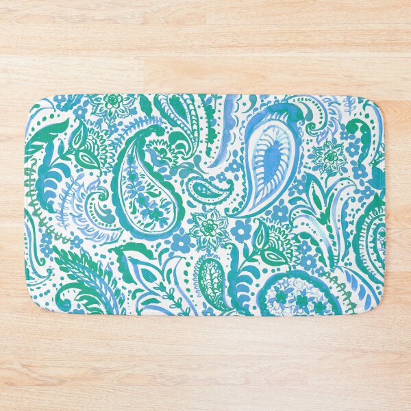 Item preview, Paisley pattern in green designed and sold by bokasin.