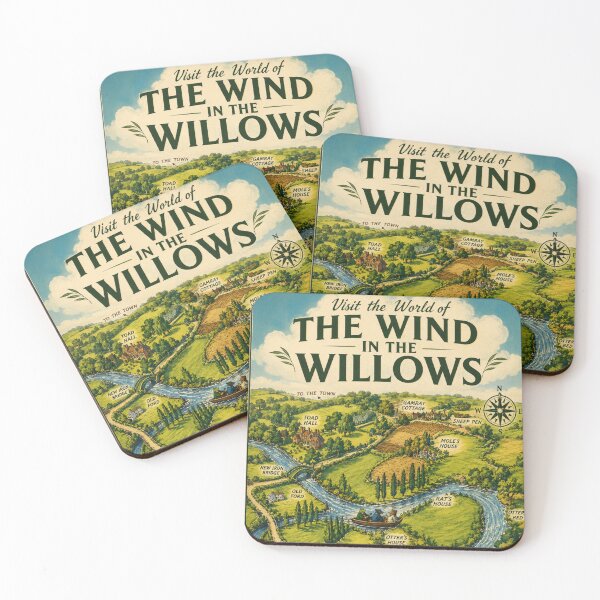 Item preview, Wind in the Willows Vintage Travel Poster Countryside Adventure Book Lovers designed and sold by RickE.