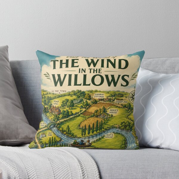 Item preview, Wind in the Willows Vintage Travel Poster Countryside Adventure Book Lovers designed and sold by RickE.