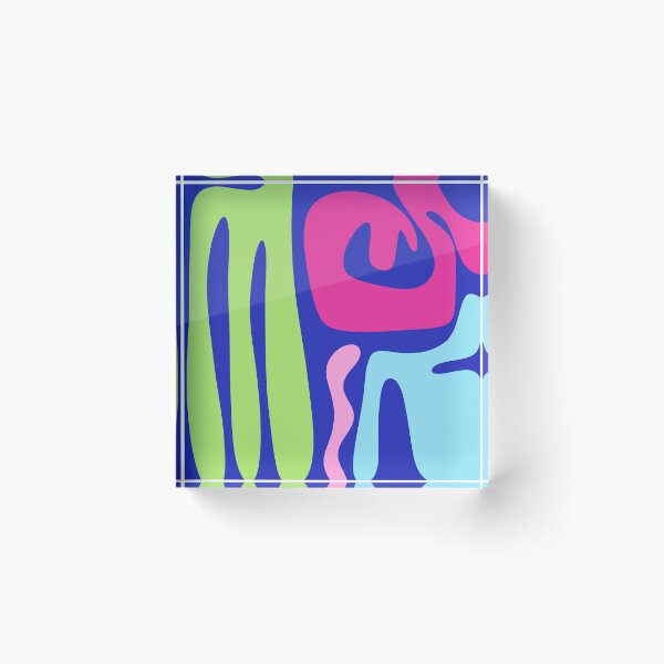 Item preview, Colorful Abstract Mid Century Modern Kwaito Contemporary Pattern designed and sold by kierkegaard.