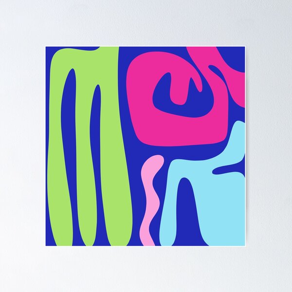 Item preview, Colorful Abstract Mid Century Modern Kwaito Contemporary Pattern designed and sold by kierkegaard.
