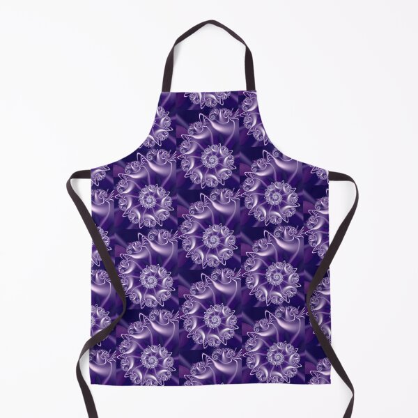 Item preview, Amethyst Fractal Blossom with Luminous Spiral Petals designed and sold by pinkal.
