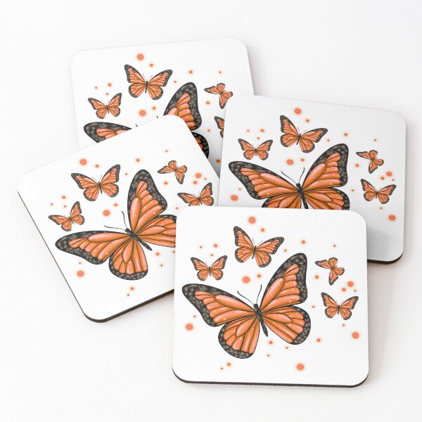 Item preview, Orange Butterfly – Y2K Aesthetic Sticker designed and sold by tviyluv.