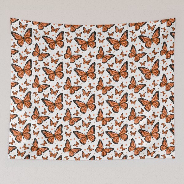 Item preview, Orange Butterfly – Y2K Aesthetic Sticker designed and sold by tviyluv.