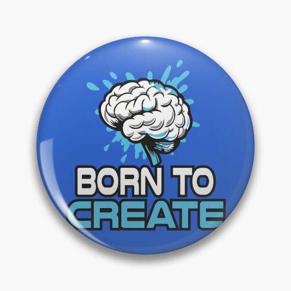 Item preview, Born to Create – Inspirational Creative Motivation Typography Design designed and sold by MerlinWear.