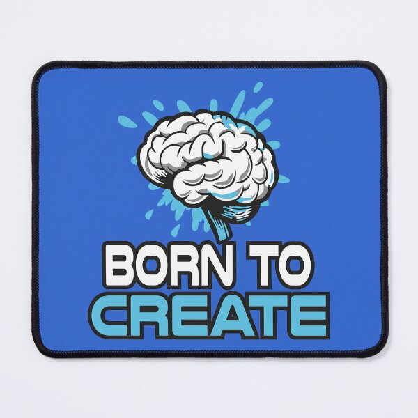 Item preview, Born to Create – Inspirational Creative Motivation Typography Design designed and sold by MerlinWear.