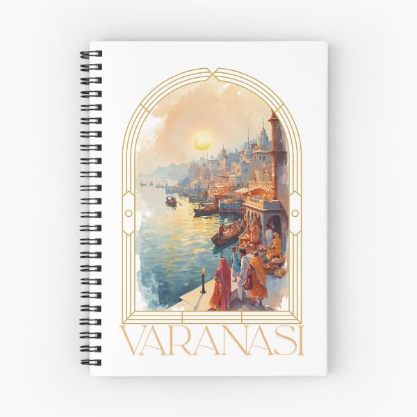 Item preview, Varanasi Vibes  ver 1– Sacred Streets & Timeless Soul | Spiritual India Merch designed and sold by mndesignworx.