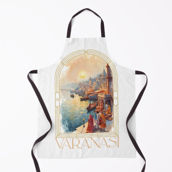Item preview, Varanasi Vibes ver 1– Sacred Streets & Timeless Soul | Spiritual India Merch designed and sold by mndesignworx.