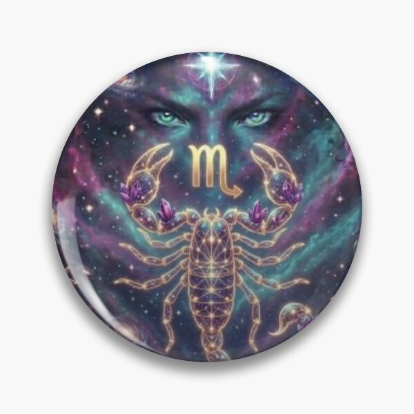 Item preview, Scorpio Zodiac Sign Cosmic Art - Astrology and Horoscope Design designed and sold by BoldConcept43.