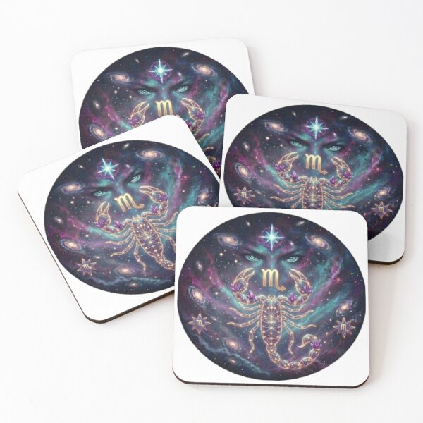 Item preview, Scorpio Zodiac Sign Cosmic Art - Astrology and Horoscope Design designed and sold by BoldConcept43.