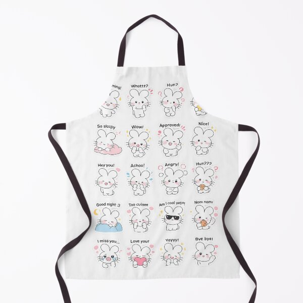 Item preview, Cute Kawaii Bunny Sticker Pack | Adorable Rabbit Emotions and Expressions Collection designed and sold by sumodesign.