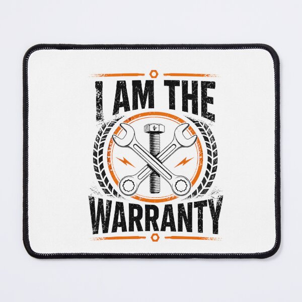 Item preview, I Am The Warranty Funny Mechanic Quote Auto Repair Technician Garage Humor Wrench Graphic designed and sold by All1style.