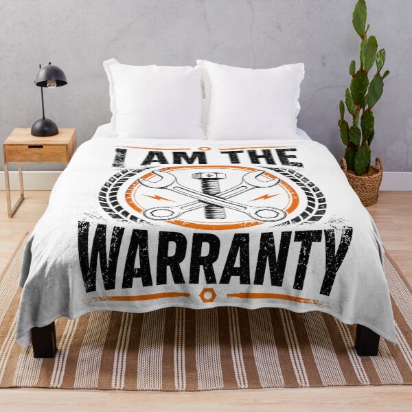 Item preview, I Am The Warranty Funny Mechanic Quote Auto Repair Technician Garage Humor Wrench Graphic designed and sold by All1style.