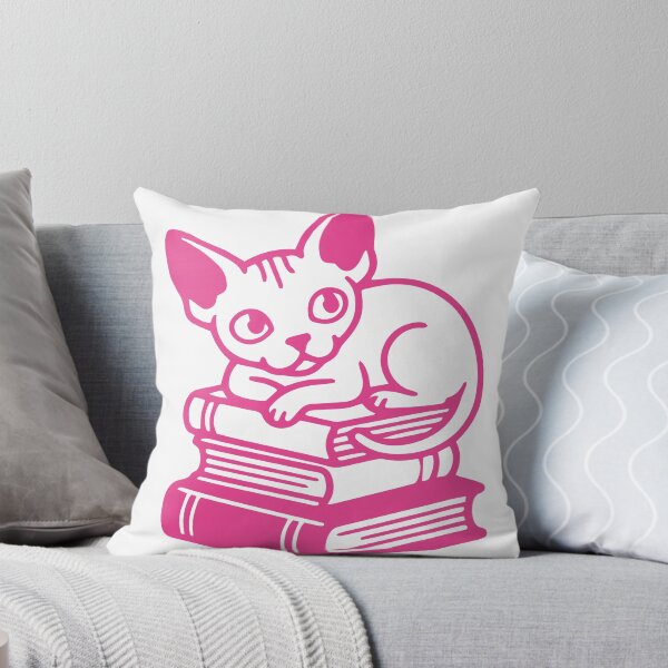 Item preview, Sphynx Study - Bookish Cat - Learning Lover designed and sold by RedStreamStudio.