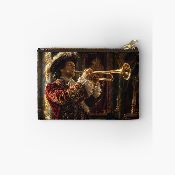 Item preview, The Sovereign Trumpet: A Royal Fanfare in Baroque Gold designed and sold by DoReMiStudio.