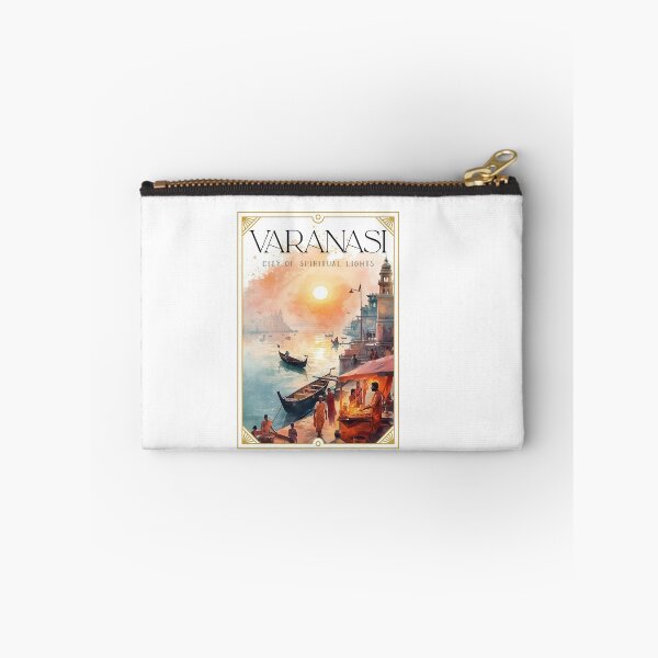 Item preview, Varanasi Vibes ver 3– Sacred Streets & Timeless Soul | Spiritual India Merch designed and sold by mndesignworx.