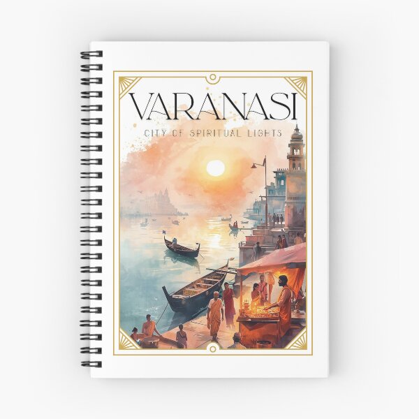 Item preview,  Varanasi Vibes  ver 3– Sacred Streets & Timeless Soul | Spiritual India Merch designed and sold by mndesignworx.