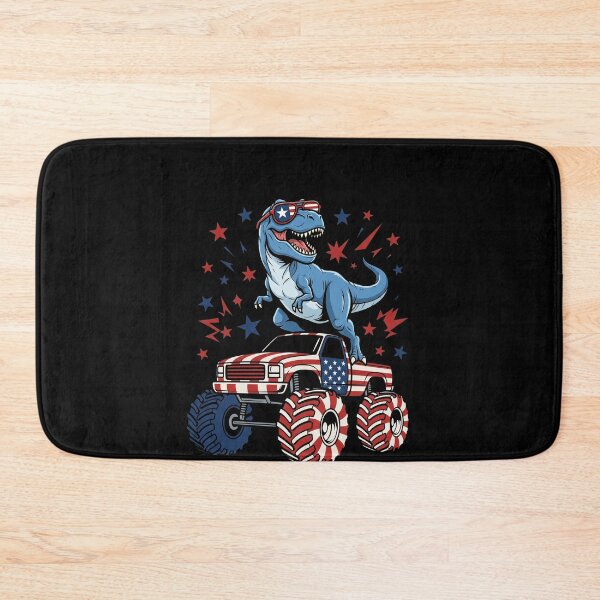 Item preview, American Dinosaur Monster Truck USA Fourth Of July designed and sold by SofenArt.
