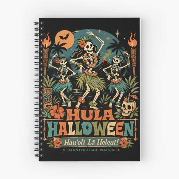 Item preview, Hula Halloween Haunted Luau Skeletons designed and sold by Victor Shadehorn.