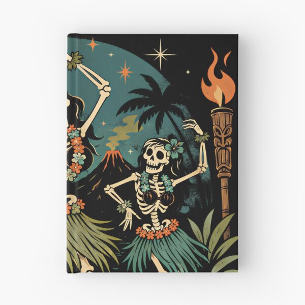 Item preview, Hula Halloween Haunted Luau Skeletons designed and sold by Victor Shadehorn.