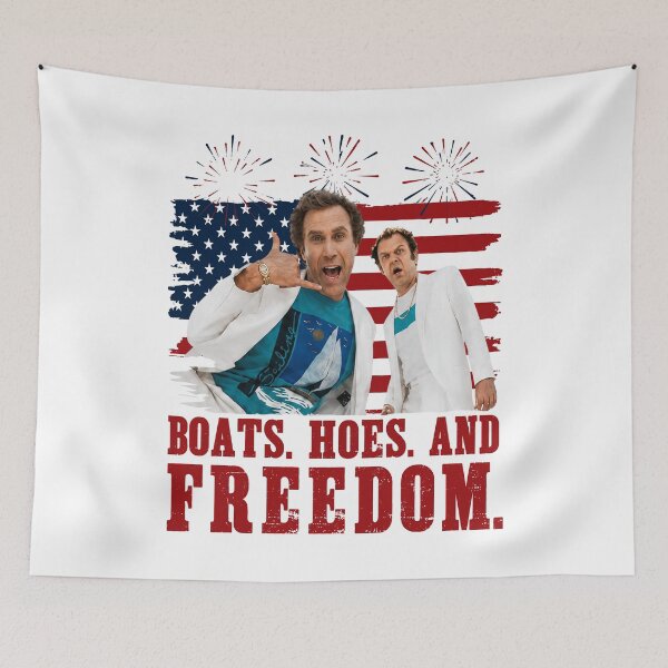 Item preview, Funny Boats Hoes And Freedom designed and sold by rusiaa.