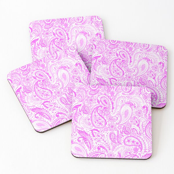 Item preview, Paisley pattern in pink designed and sold by bokasin.