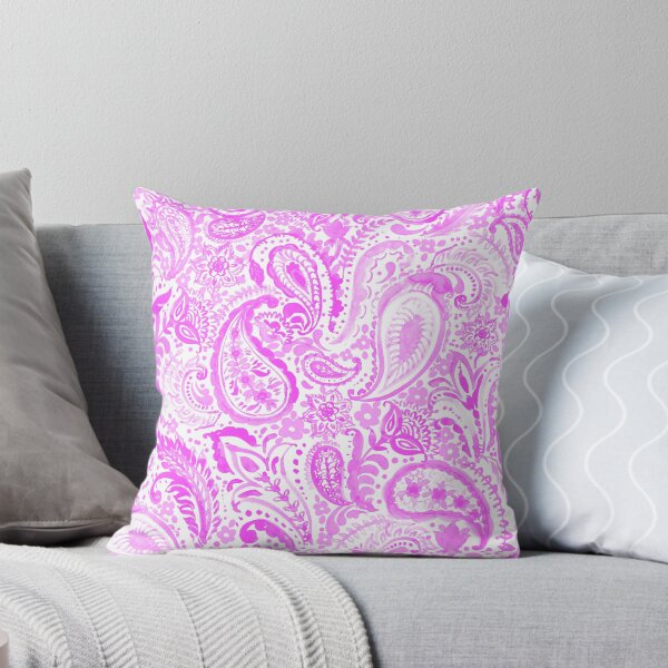 Item preview, Paisley pattern in pink designed and sold by bokasin.