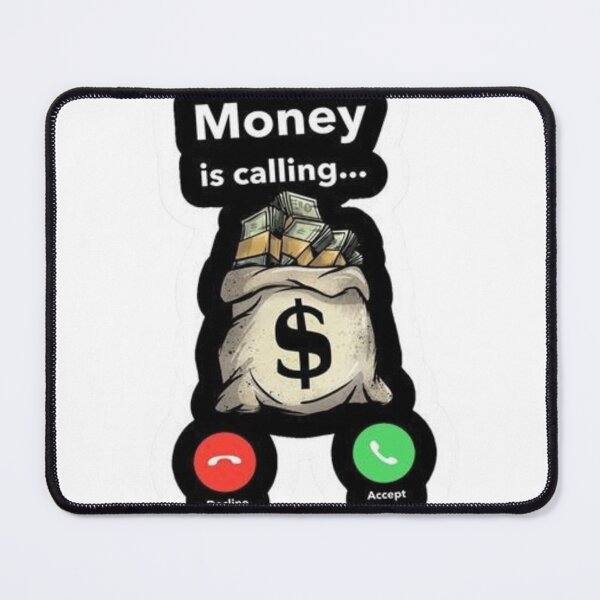 Item preview, Money is Calling Design designed and sold by ARVI'S ART STUDIO.
