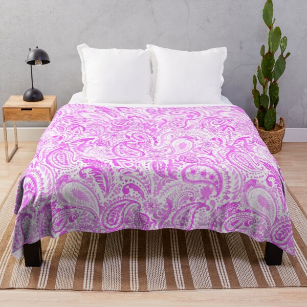 Item preview, Paisley pattern in pink designed and sold by bokasin.