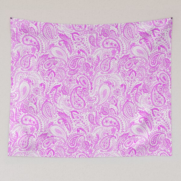 Item preview, Paisley pattern in pink designed and sold by bokasin.