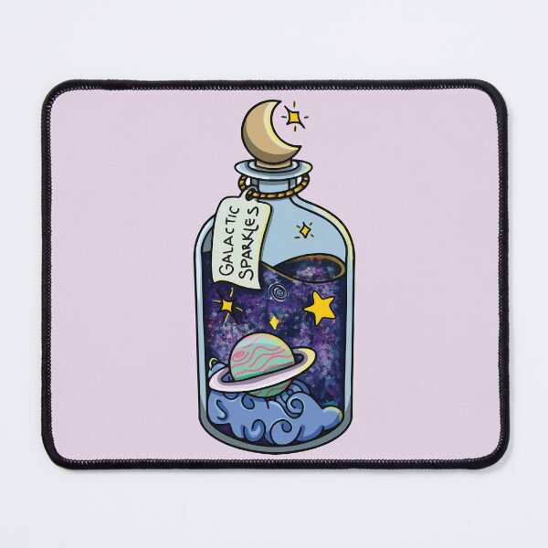 Item preview, Galactic Sparkles — Celestial Potion Bottle Art for Space Lovers, Witchy Aesthetic & Magical Gifts designed and sold by Mrsmauve.
