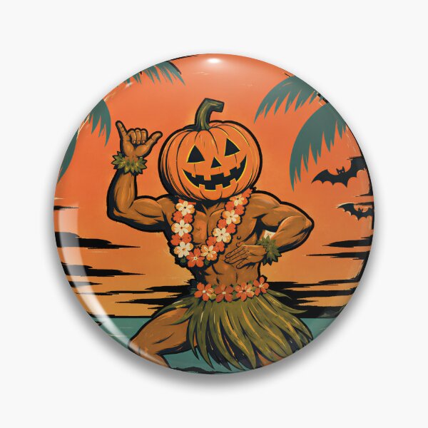 Item preview, Hula Halloween Pumpkin Luau designed and sold by Victor Shadehorn.